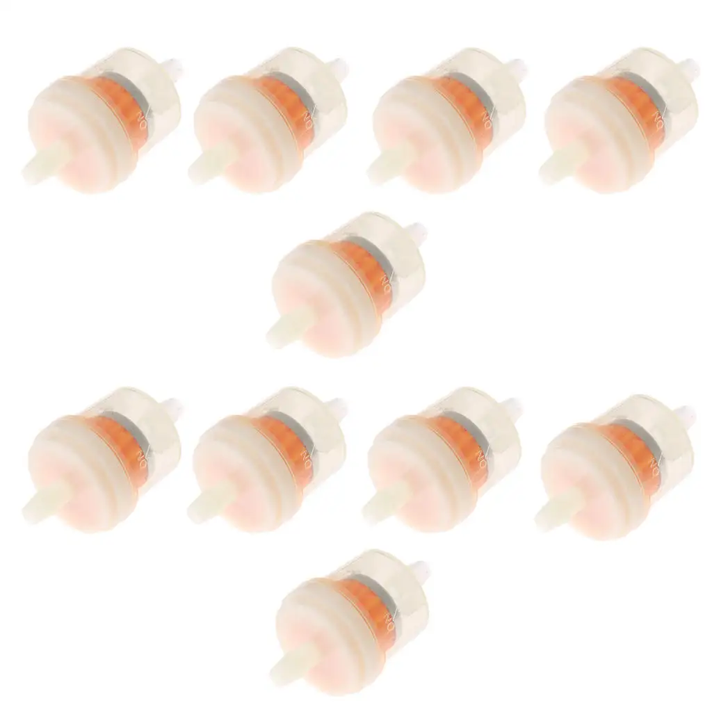 

10 шт., топливный фильтр для мотоцикла, 1/4 дюйма, 6 мм