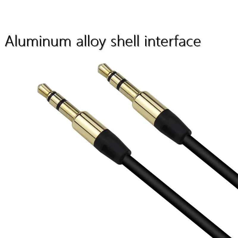 1M AUX Cable Jack 3.5mm Audio Male Speaker Cord for Headphones Car Xiaomi Redmi 5 plus Oneplus Gold-plated iPhone |