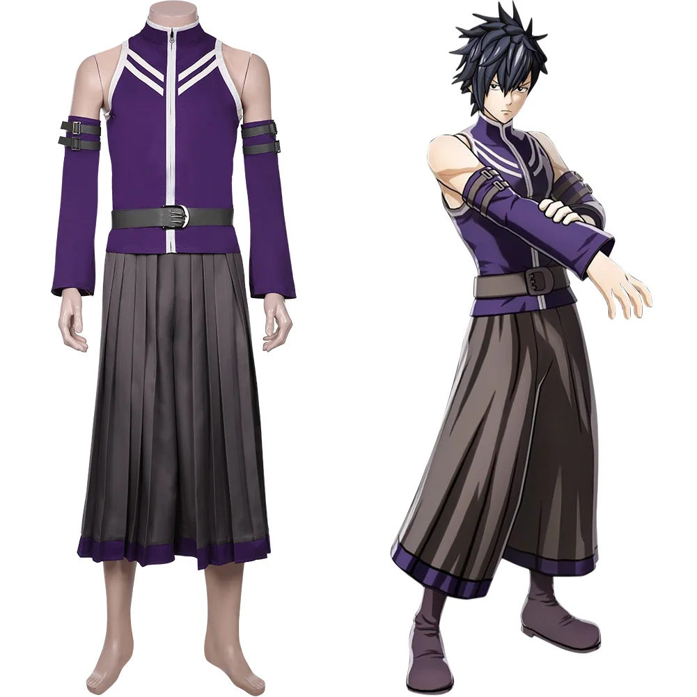 2020 костюм феи хвост серый Fullbuster для косплея униформа взрослых на Хэллоуин