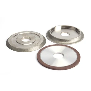 Алмазный шлифовальный круг diac, диаметр 85 мм, 45 градусов, для шлифовки, твердого сплава, неметаллических материалов, 3 ПАКкомплект