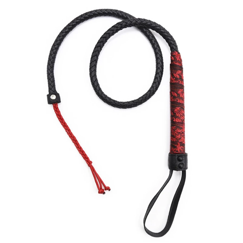 Hand Made Leather Bull Whip 8 Plait Leather Whip