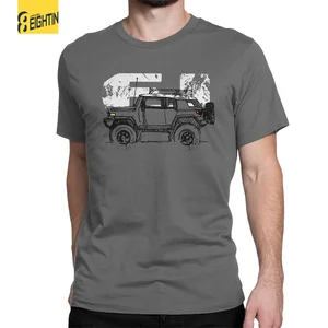 Men's T-Shirts CRUISER Travel Car Humorous 100% Cotton Tee Shirt Short Sleeve Hiking T Shirts Crew Neck Tops 6XL