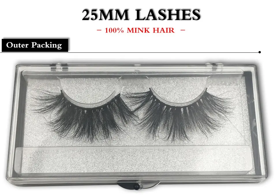 29 пар/упак. с фокусным расстоянием 25 мм ресниц оптом Mink Hair; перекрещивающиеся густые натуральные 3d ресницы ручной работы Ресницы серо-коричневого цвета