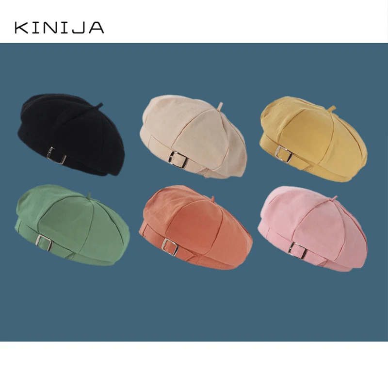 Британский женский берет с короткими полями весенне летний тонкий дышащий