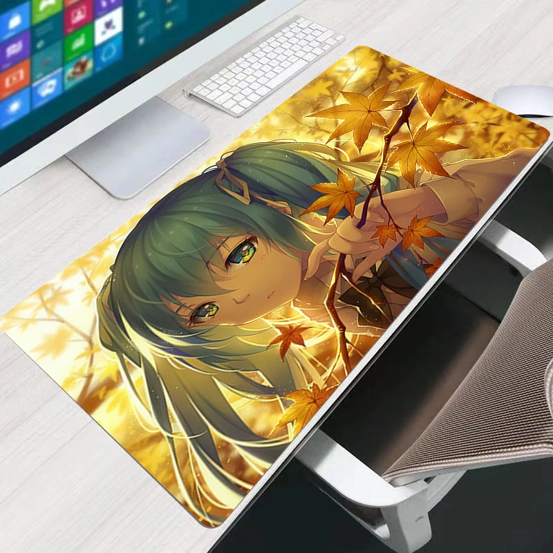 

Large Mouse Pad Desk Mat Gaming Mouse Pad Non-slip Natural Rubber Computer Game Accessories MousePad Design Anime Vocaloid