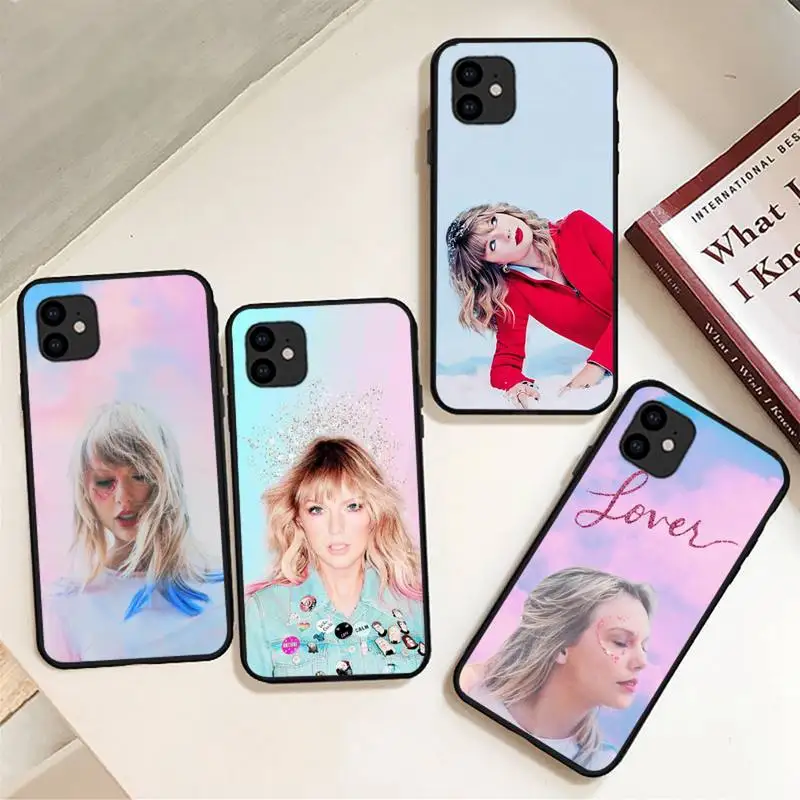

Taylor SwiftS Phone Case For IPhone 11 12 13 Mini Pro XS Max 6 7 8 Plus 6S X XR Black Cover Shell
