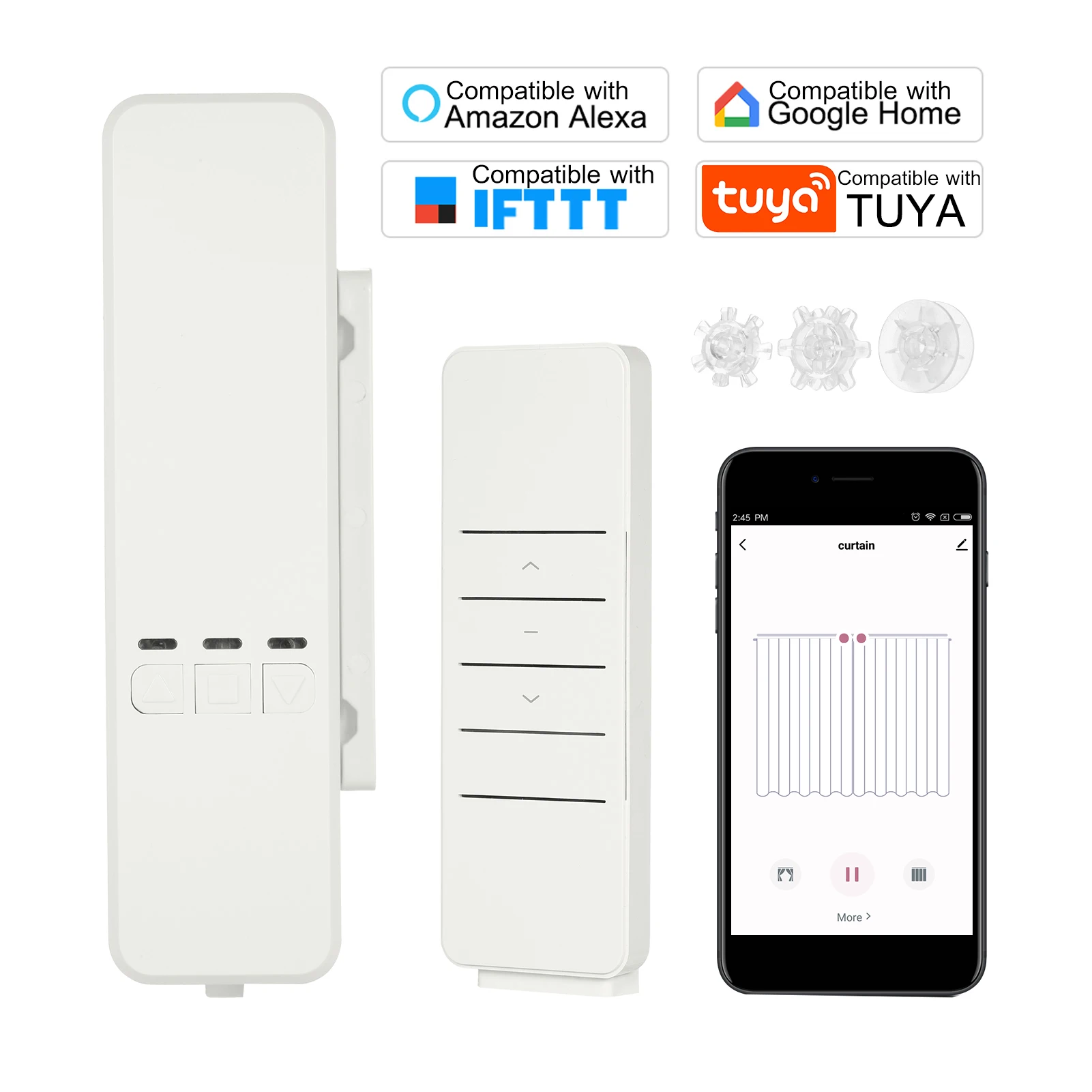 Wi Fi Tuya моторизованный цепные роликовые шторы оттенок затвора приводной