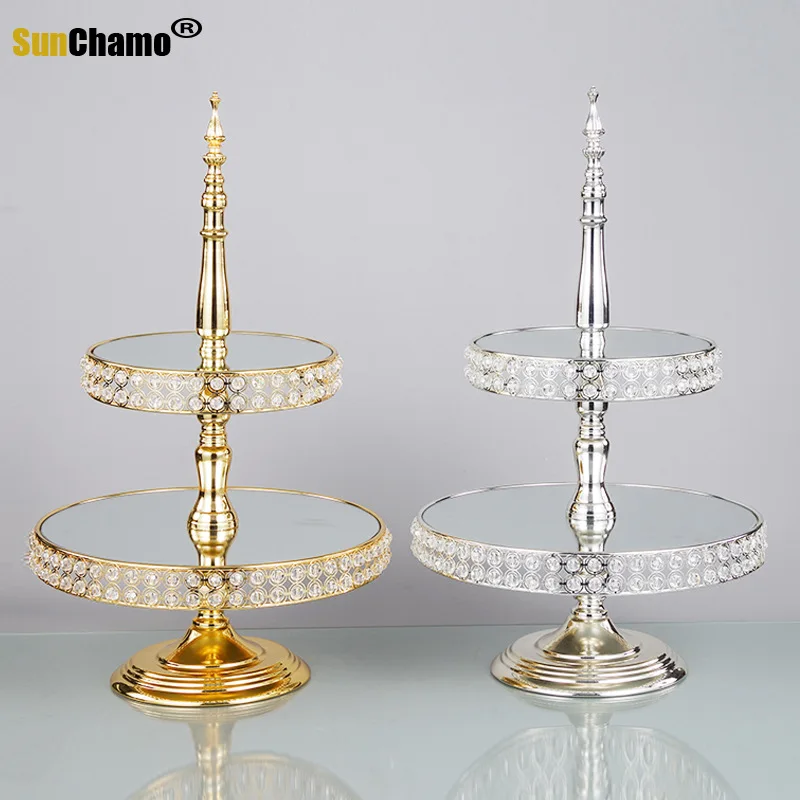 

1pcs-4pcs Cake Stand Round Metal Cake Stands Dessert Display Cupcake Stands