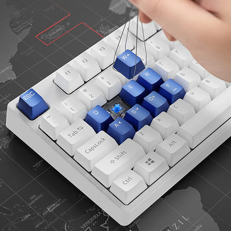 Колпачки для клавиш из алюминиевого сплава вишневого Mx переключатель