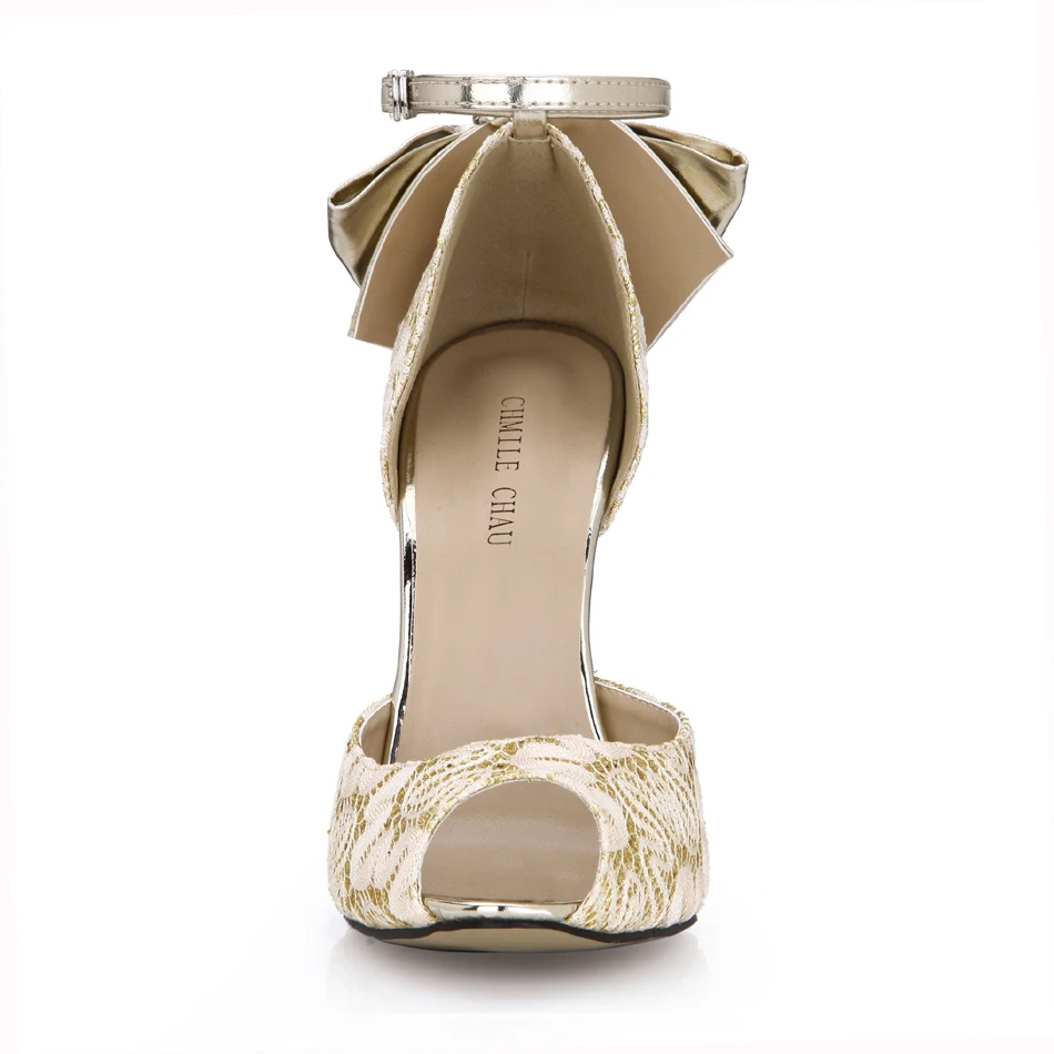

Summer Spring New 12cm High Heel Pumps Bridals Wedding Women Stiletto Ankle Strap Bowing Peep Toe Sexy Party Lady Shoes 3C-k4