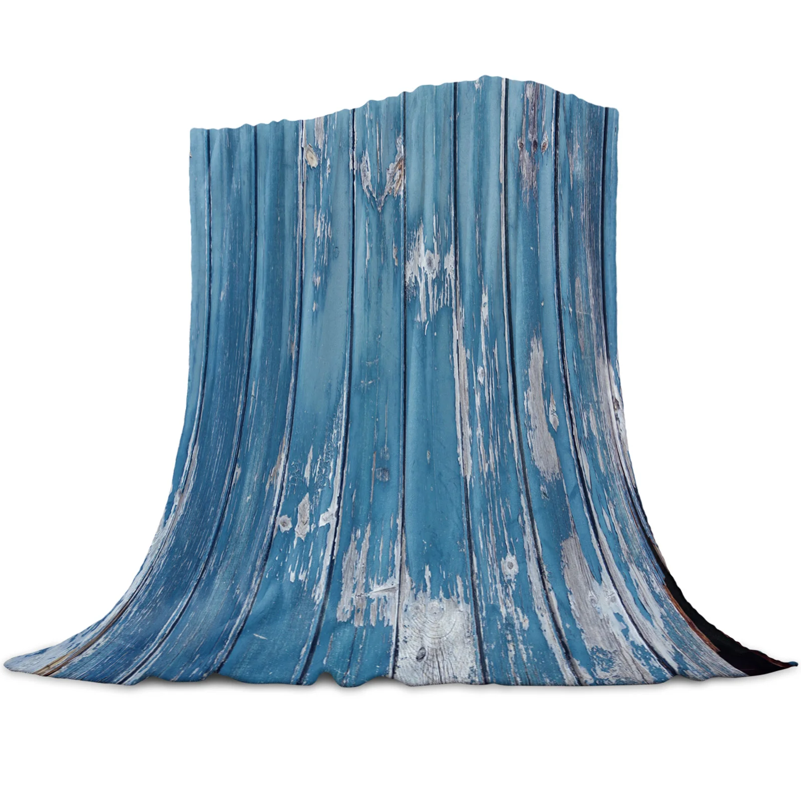 

Wood Grain Retro Shabby Coral Fleece Blankets Flannel Bedspreads Soft Warm Blankets for Bed Sofa Nap Wrap Blanket