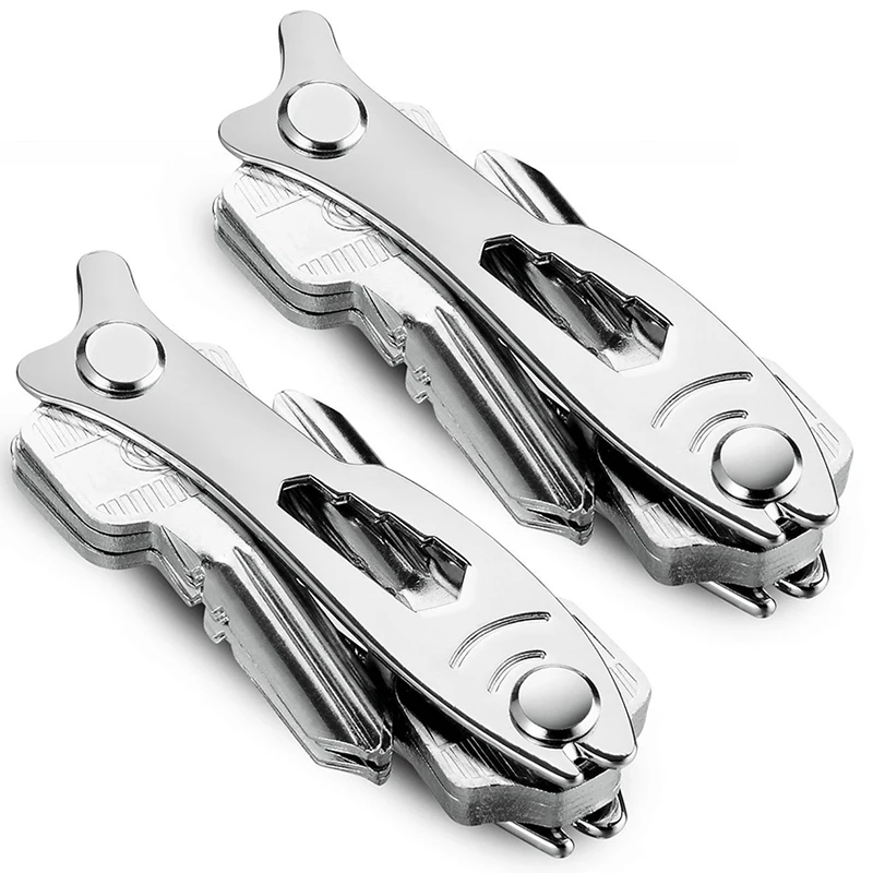 Роскошный умный держатель для ключей многофункциональный металлический брелок