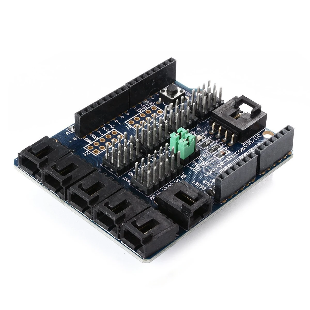For Arduino UNO MEGA Duemilanove Sensor Shield V4 Digital Analog Module Servo Motor | Электроника