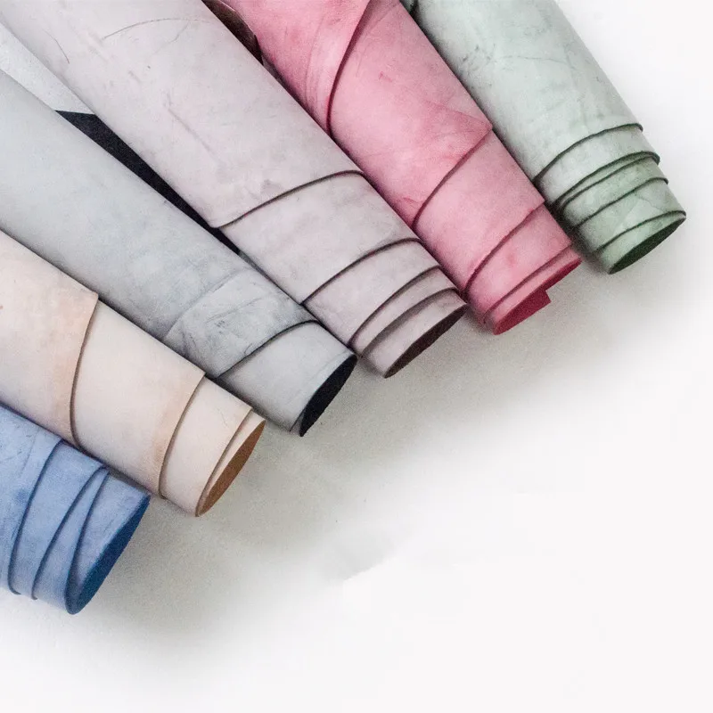 Натуральная кожа коровы растительного дубления DIY натуральная сумка кошелек