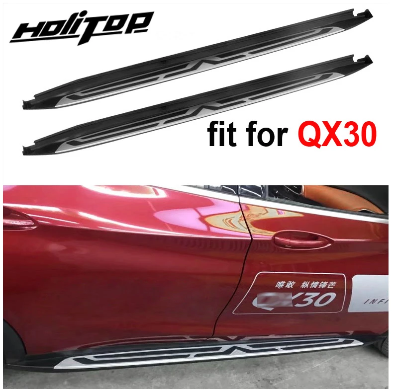 Nerf бар боковая панель ходовая доска боковой шаг для INFINITI QX30 QX50 2016-2020 алюминиевый