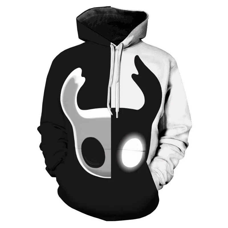 

Hot Hollow Knight 3D Printed Hoodies Men/Women Fashion New Popular Personality Anime Hoodie Harajuku Yin Yang Zipper Sweatshirts