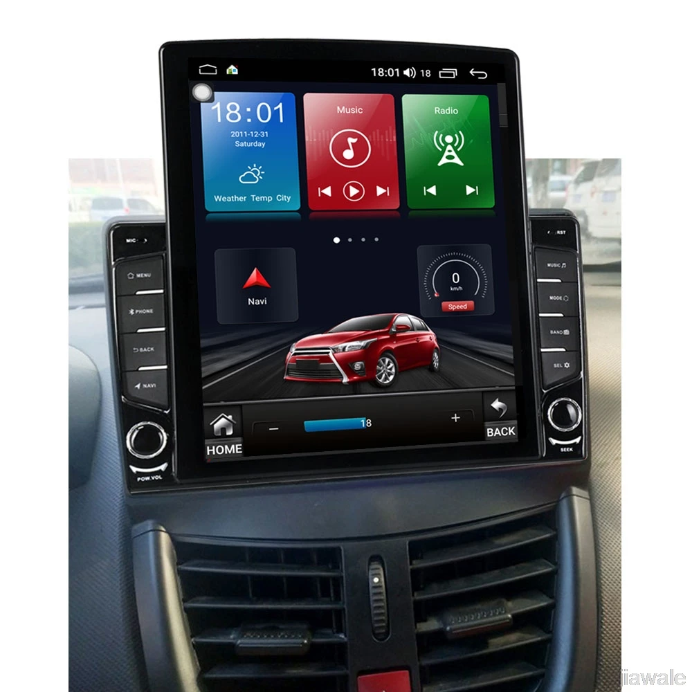 9 7 &quotocta core tesla style вертикальный экран Android 10 Автомобильный GPS стерео Мультимедиа