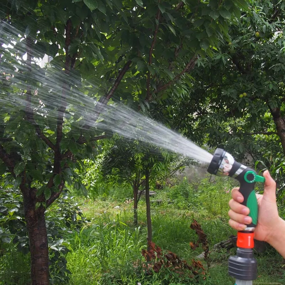 Садовый шланг сопла распылитель сверхмощный металлический водяной пистолет