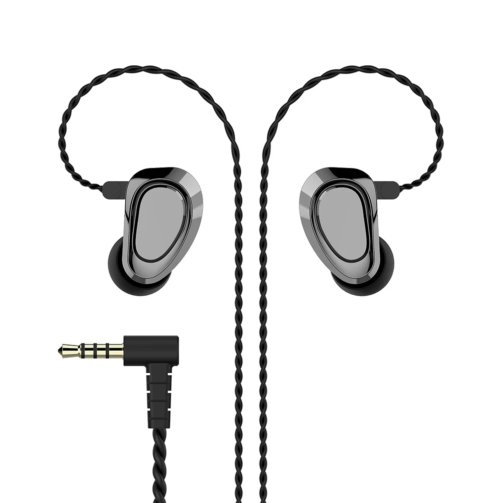 Наушники-вкладыши KBEAR KB04 1BA + 1DD Hybrid Hi-Fi наушники с монитором 2 контакта 0 78 мм 4 ядра