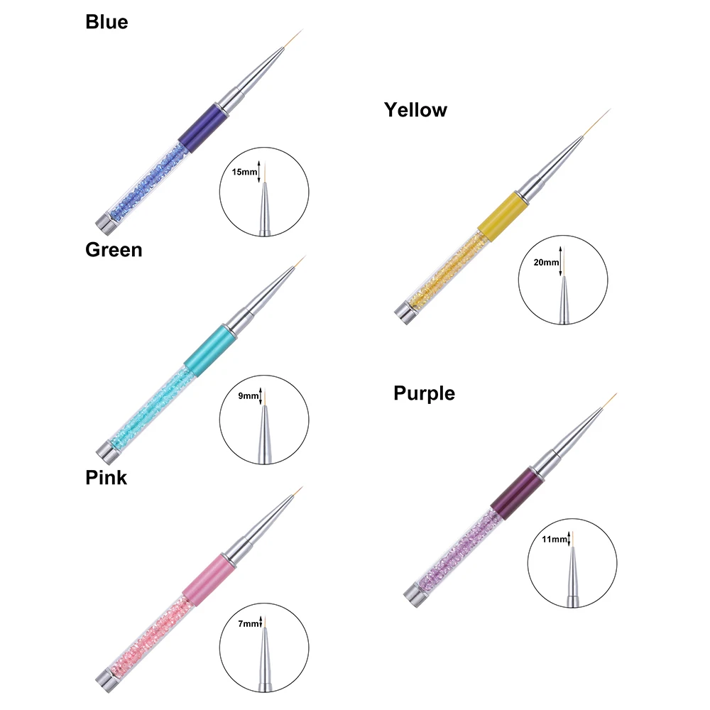 Маникюрный Инструмент сделай сам лайнер для нейл-арта с раздавленными