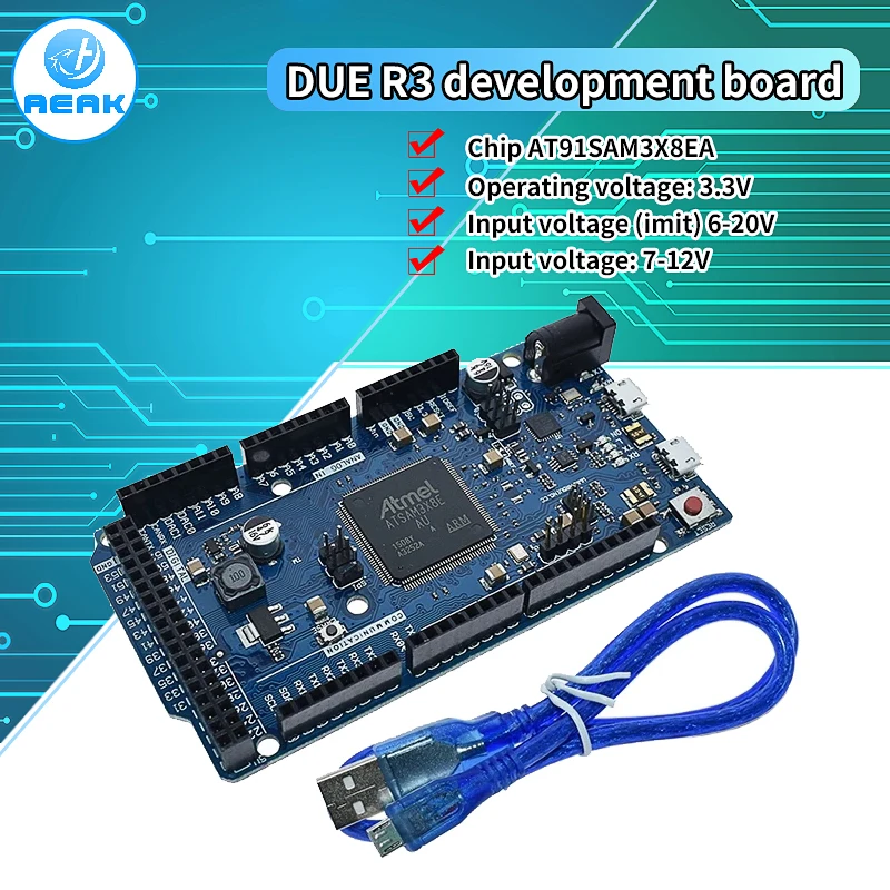 За ребенком R3 доска AT91SAM3X8E SAM3X8E 32-битный ARM Cortex-M3 Управление борту модуль для Arduino