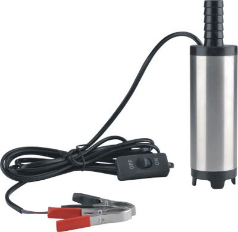 

Portable Mini 12V 24V DC Electric Submersible Pump For Pumping Diesel Oil Water Aluminum Alloy Shell 12L/min Fuel Transfer Pump