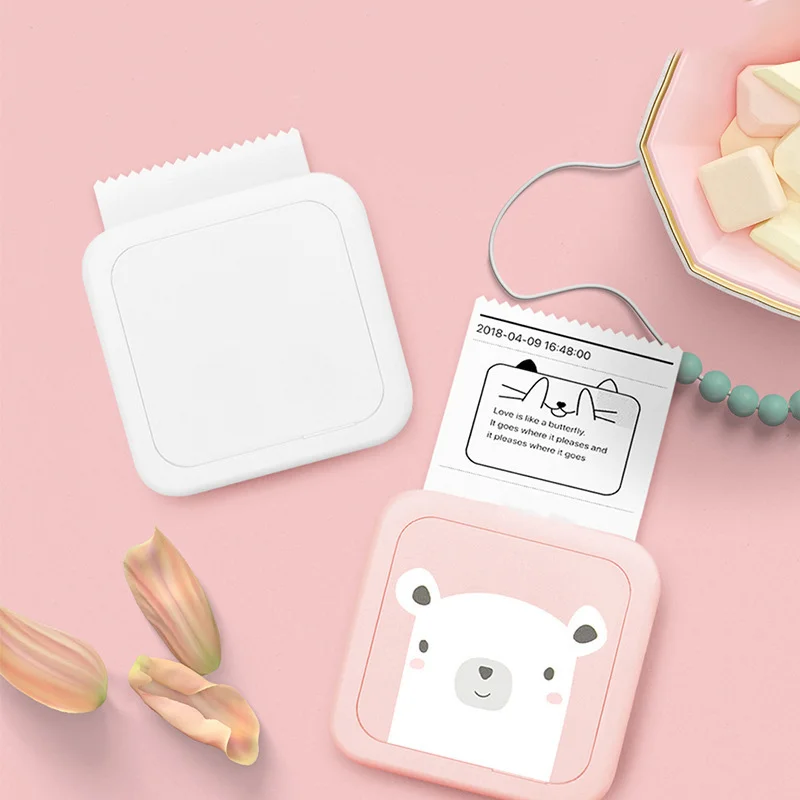 Миниатюрный портативный термопринтер карманный Термопринтер для фотографий