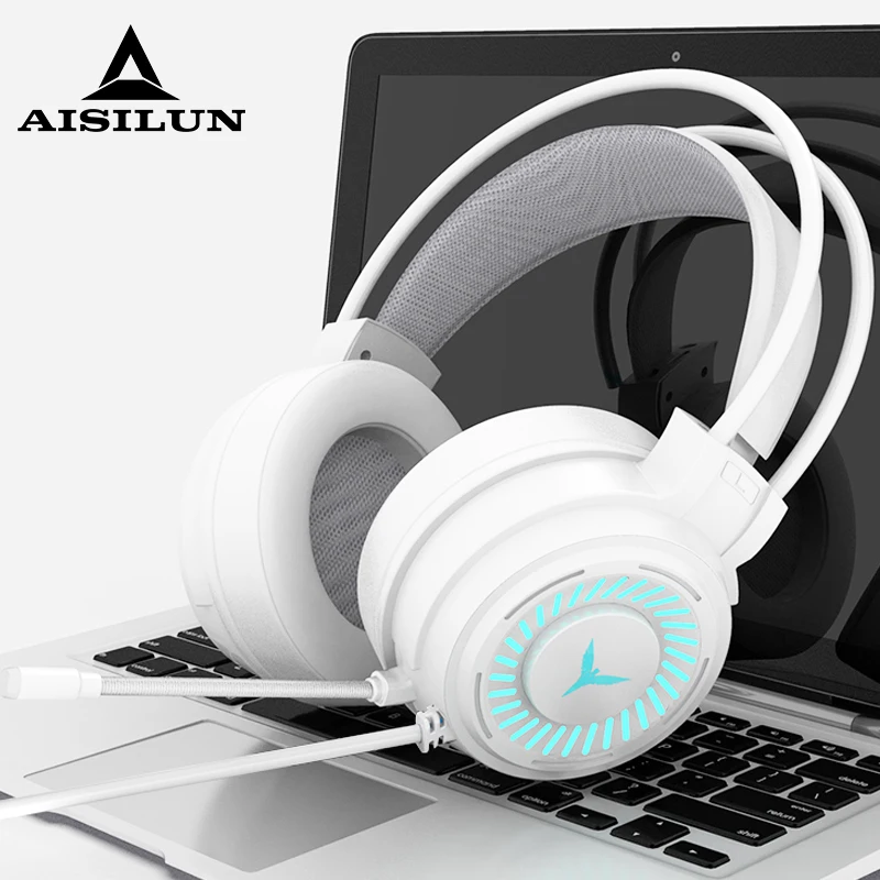 

Gamer Earphones 7.1 Virtual Gaming Headsets Surround Sound USB 3.5mm Noise Cancelling Headphones for PS4 PC Games pro audio