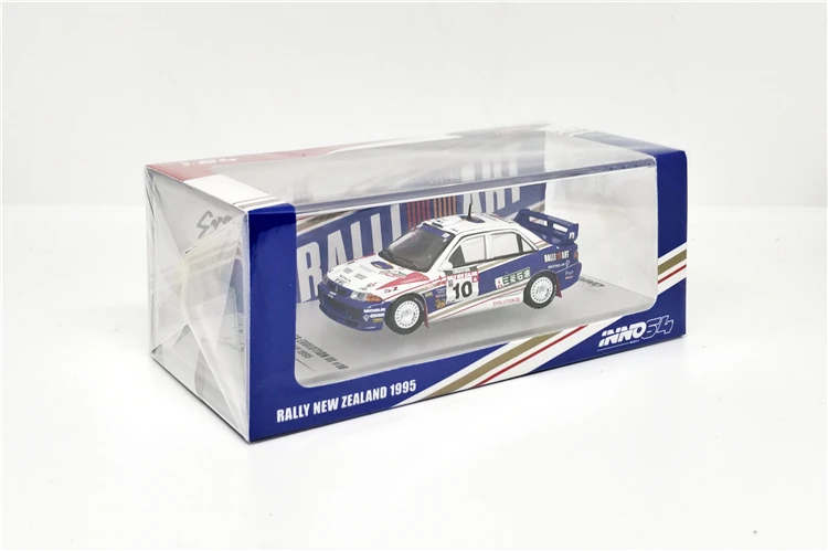 1: 64 INNO64 Mitsubishi LANCER EVOLUTION III#10 Новая Зеландия ралли 1995 литая модель автомобиля