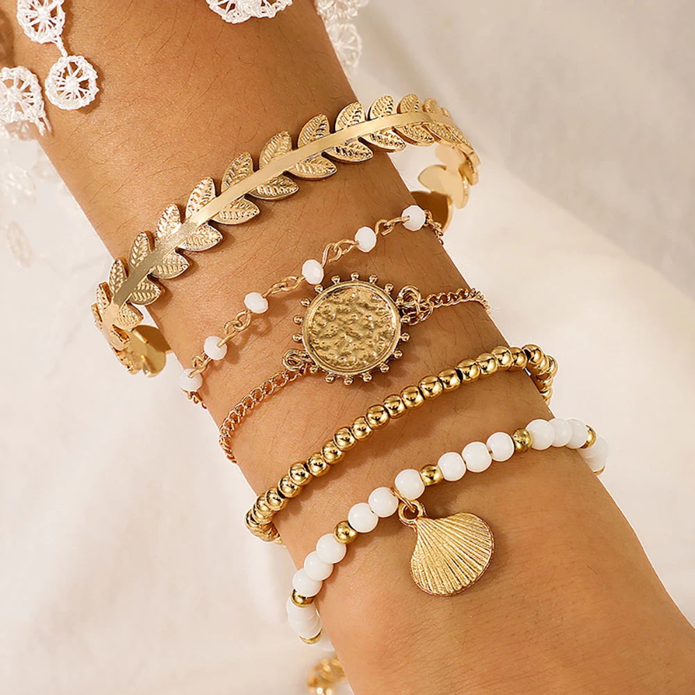 Браслет в стиле барокко с жемчугом и цепочкой замком новинка модный браслет для