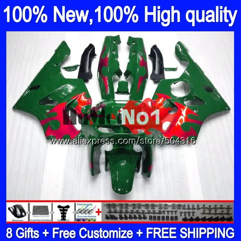 

Body For KAWASAKI ZX 636 600CC ZX-636 ZX6R 94 95 96 97 79MC.7 Red flames ZX600 ZX 6R ZX636 ZX-6R 1994 1995 1996 1997 Fairings