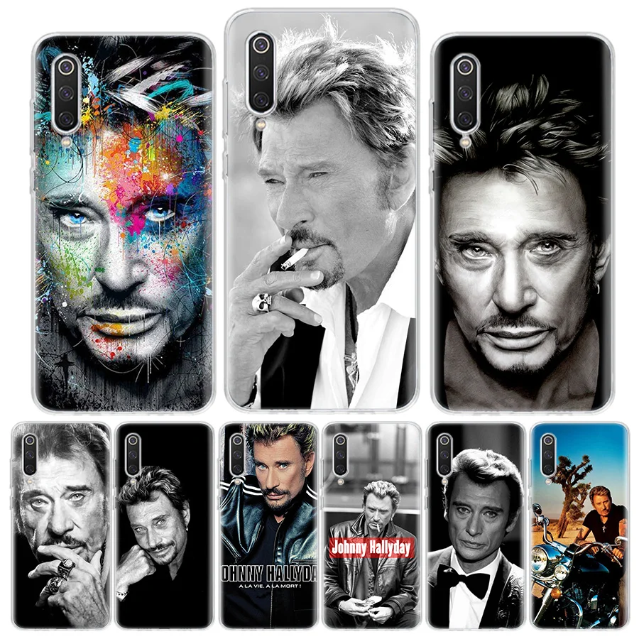 Johnny Hallyday Music Black Phone Case For Xiaomi Redmi Note 11 10 12 Pro Plus 9 8 7 11T 11S 11E 10S 9T 8T 9S 4G 5G 6 5 Capa Coq |