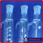 Конденсатор 300 мм, длина 300 мм, соединение 2429, соединение 10 мм для шланга (лабораторная стеклянная посуда), используется для дистилляционного блока