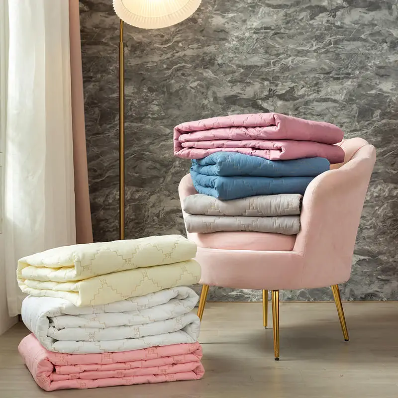 

Skin Friendly Fitted Bed Sheet Thickened Cotton Bedspread Breathable Mattress Cover Protective Bed Cover Single Piece