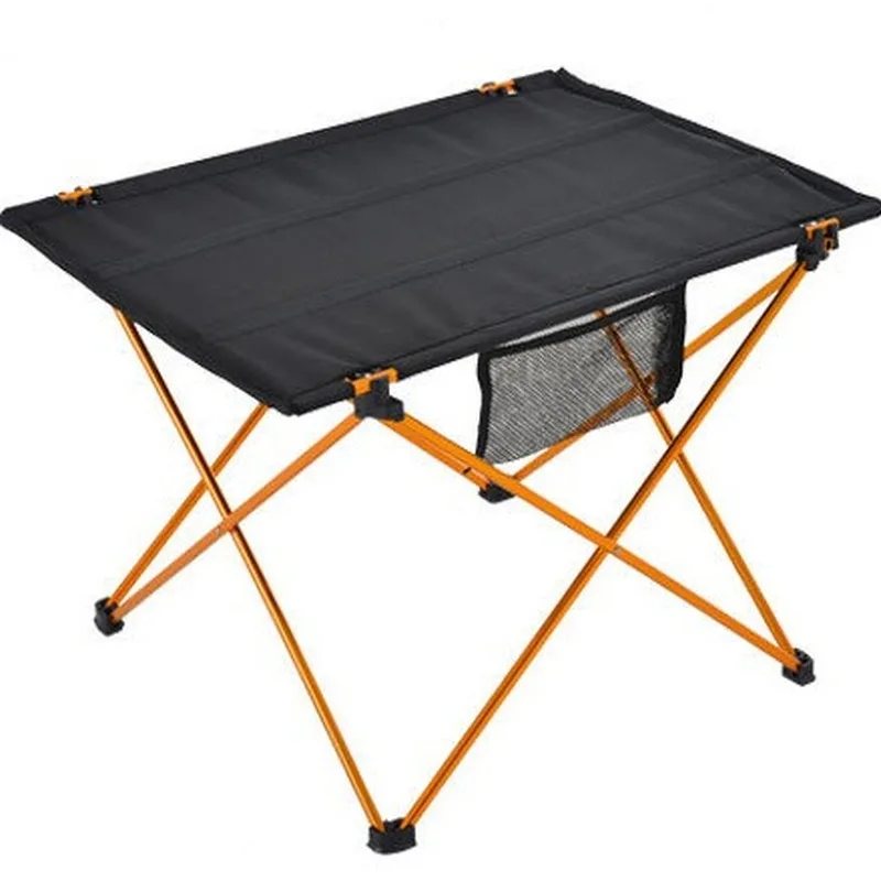 

Modern creative personality large outdoor ultra-light aluminum portable folding table camping barbecue square table WF1030