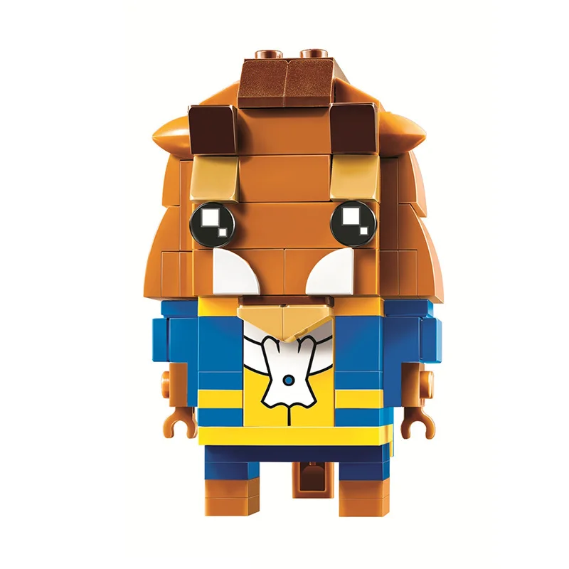 2019 Brickheadz капитан Армандо Салазар Джек Спарроу Белль чудовище строительные блоки