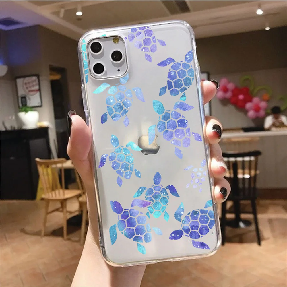 Cute Cartoon Turtle Phone Case For iPhone 14 13 Pro Max 12 X XS XR 11 8 7 Plus SE2 |