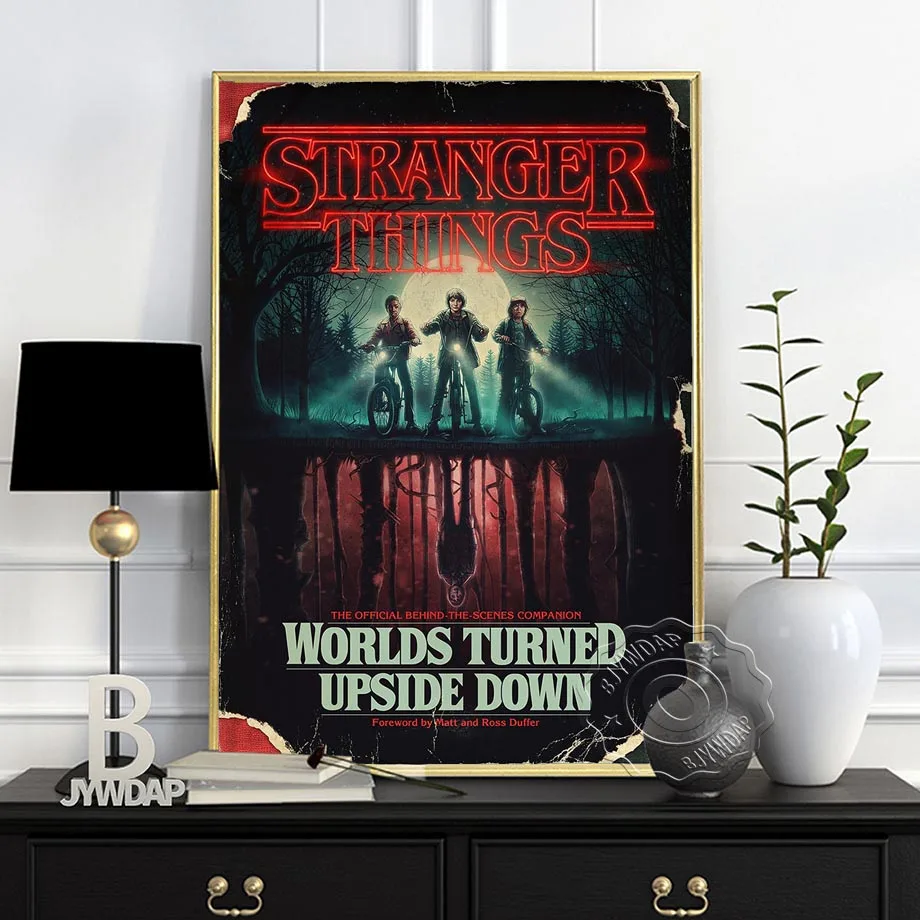 

Stranger Things Poster Season 3 Posters Canvas Painting Characters Retro TV Movie Prints Wall Art Pictures for Kids Room Decor