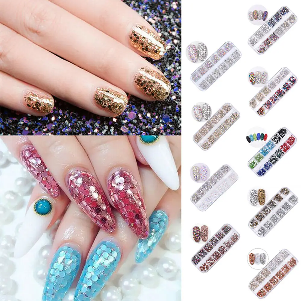 1 коробка качественные кристаллы AB стразы для дизайна ногтей Лучший алмаз