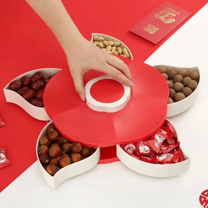 5 сеток коробка для хранения еды перекуса в форме цветка контейнер чехол