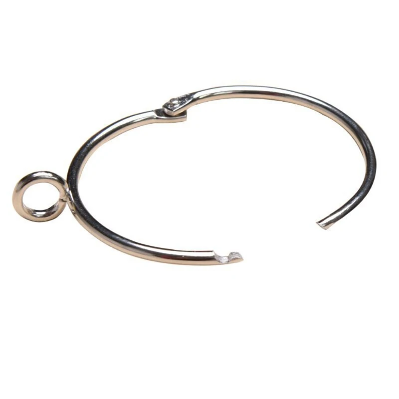 Description Picture 3 of itemK1KA 20 Pieces 1.5inch Inner Diameter Openable Curtain Rings with Eyelets Metal Curtain Rings Window Treatment Hardware