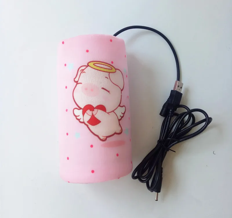 B Usb-грелка для детских бутылочек, портативный подогреватель молока для путешествий, бутылочка для кормления детей, термостат с подогревом, подогреватель пищи - Цвет: B
