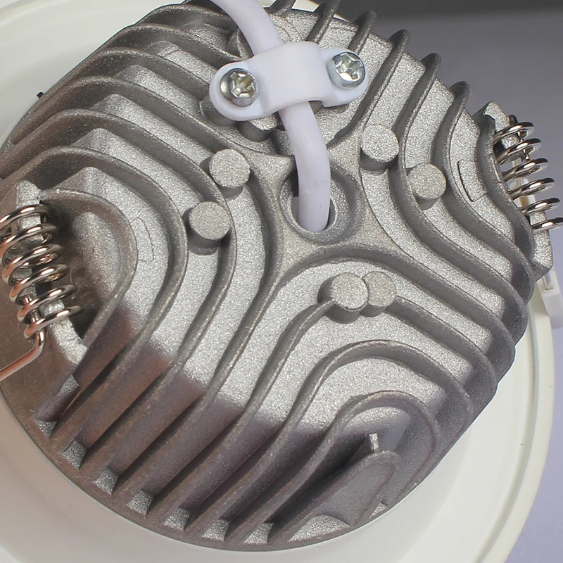 Светодиодный светильник Aisilan круглая Встраиваемая лампа белого/золотого цвета