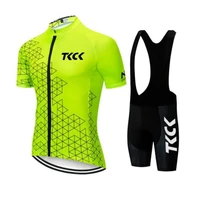 tkck cycling jersey sports team road mountain bike maillot ciclismo roupa de ciclismo masculino cycling bib shorts jersey kit