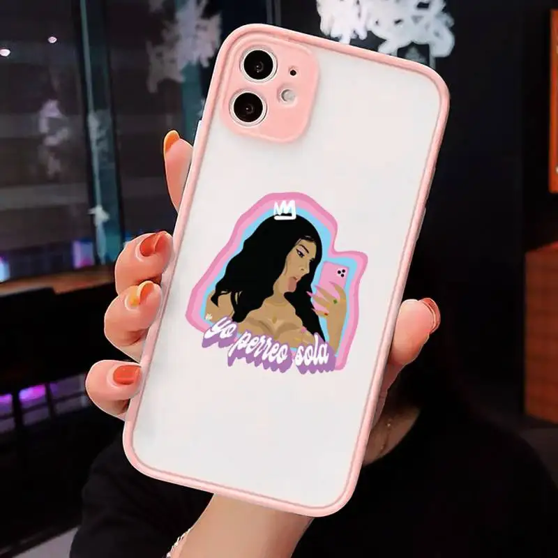 

Yo Perreo Sola Bad Bunny Maluma3 Phone Cases matte transparent For iphone 7 8 11 12 plus mini x xs xr pro max cover