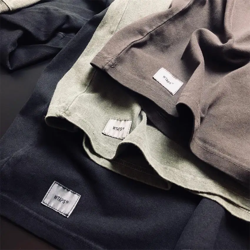 

WTAPS Long Sleeve T-shirt Men Women Aesthetic Harajuku Oversized t shirt Tops Tees Streetwear Hip Hop Vintage Clothing