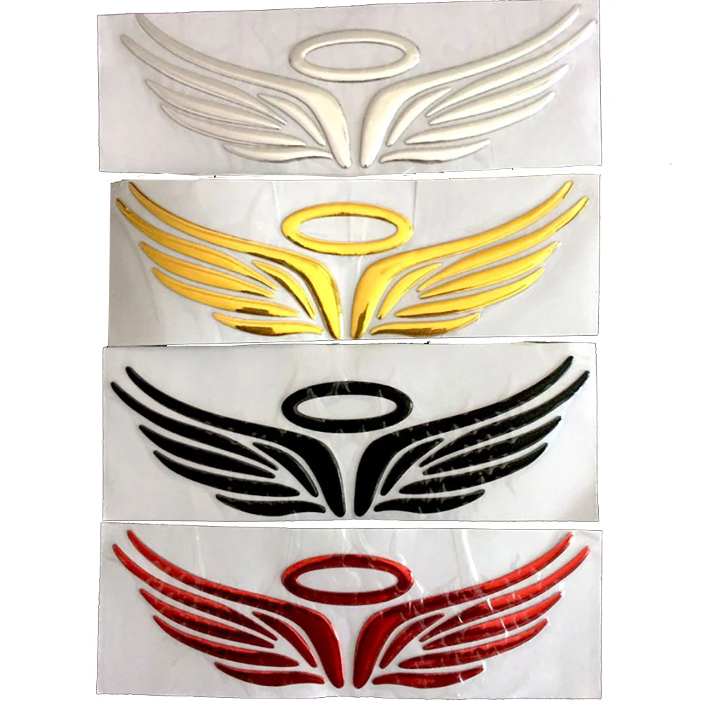 Универсальная 3d наклейка на мотоцикл и автомобиль с ангельскими крыльями