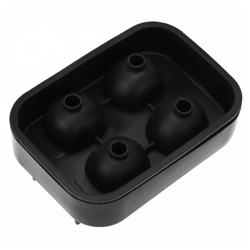 3D Bones 4 Hole Skull Ice Cube Tray Maker Silicone Mold Whiskey Wine Kitchen Candy Bar Accessory | Дом и сад