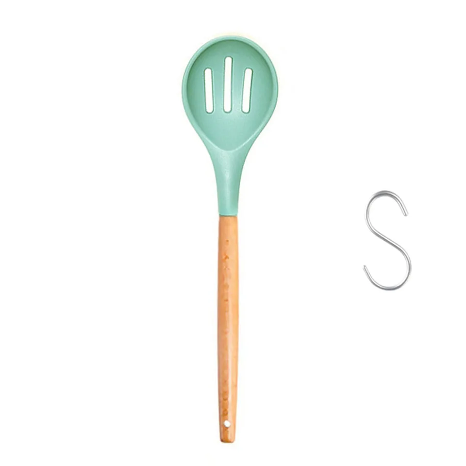 

Strainer Cooking Food Spoon Colander Kitchen Scoop Plastic Silicone Cooking Colander Strainer Ladle For Kitchen