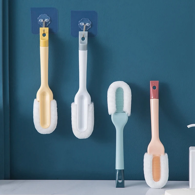 

Microfiber soft bristles shoe brush creative cleaning supplies foaming household products that do not hurt shoes long handle